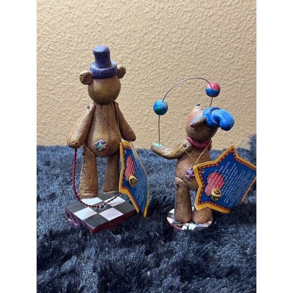 Vintage 1996 Jim Shore Enesco MAX The Bear With Heart Of Gold Original Tags - Picture 2 of 11